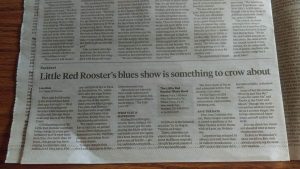 Little Red Rooster in the Times of New Jersey's "Good Times" section